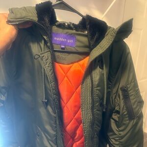 Army Green Madden Girl Olive Green Jacket